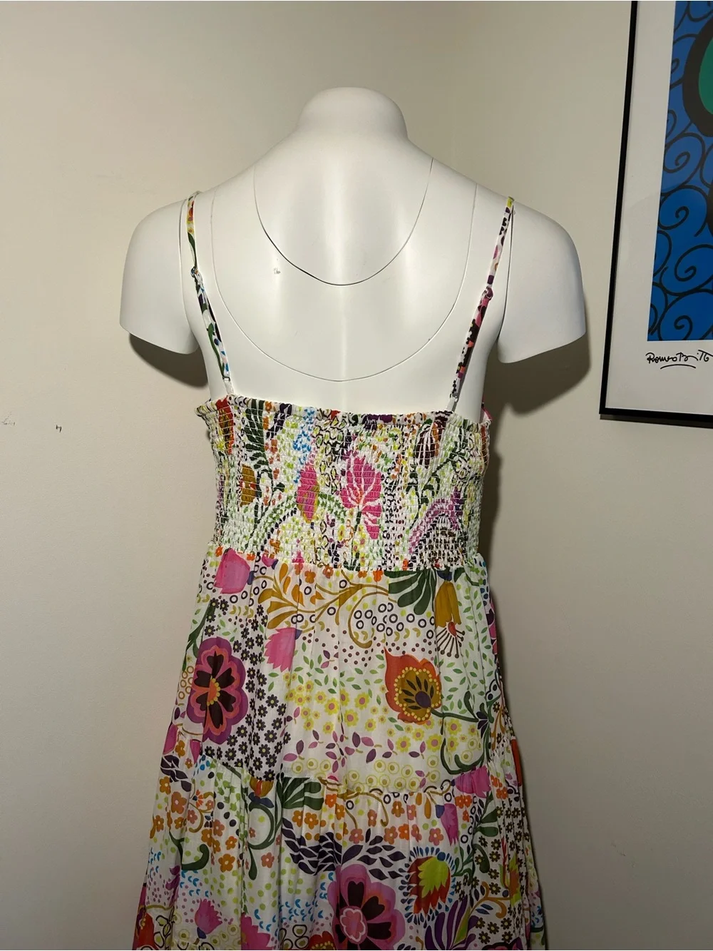 J Crew Button-front Maxi Dress in Ratti retro Floral Size 8